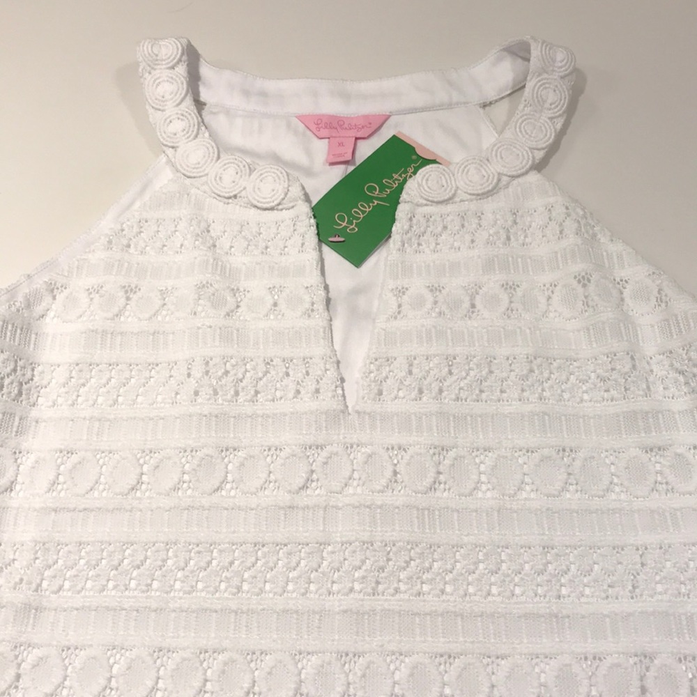 Lilly Pulitzer NWT Arya Tank XL Knit lace! Yum